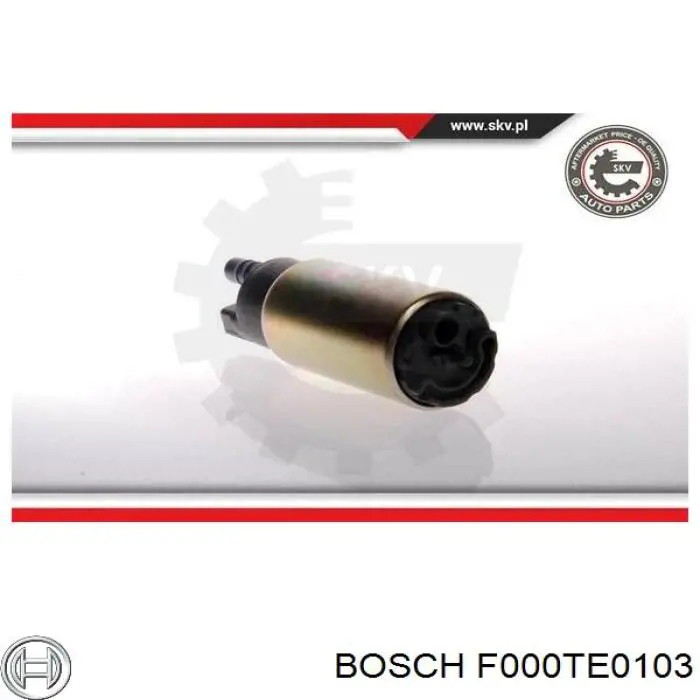 Elemento de turbina de la bomba de combustible Bosch F000TE0103 precio, desde 48,69 EUR