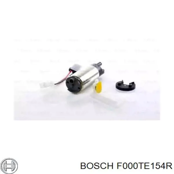 Elemento de turbina de la bomba de combustible F000TE154R Bosch