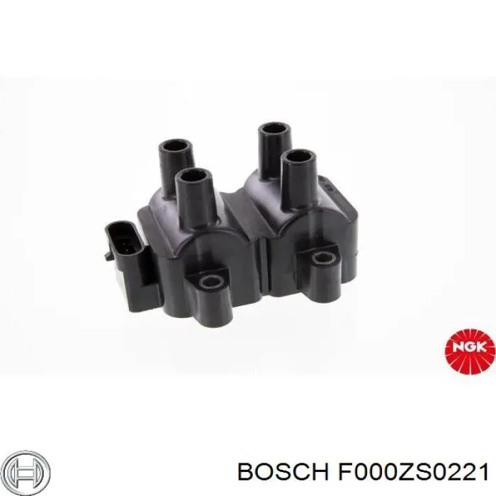 F000ZS0221 Bosch Bobina de ignición