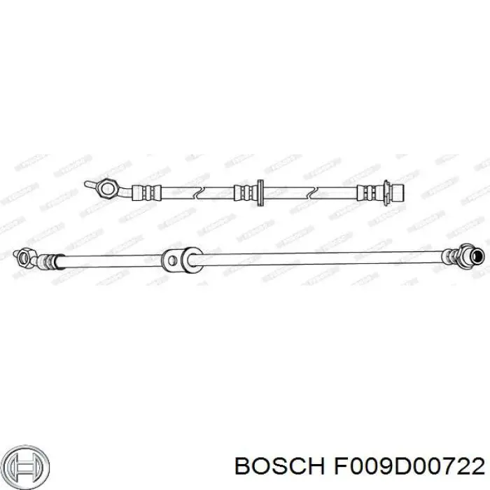 F009D00722 Bosch junta, bomba de vacío