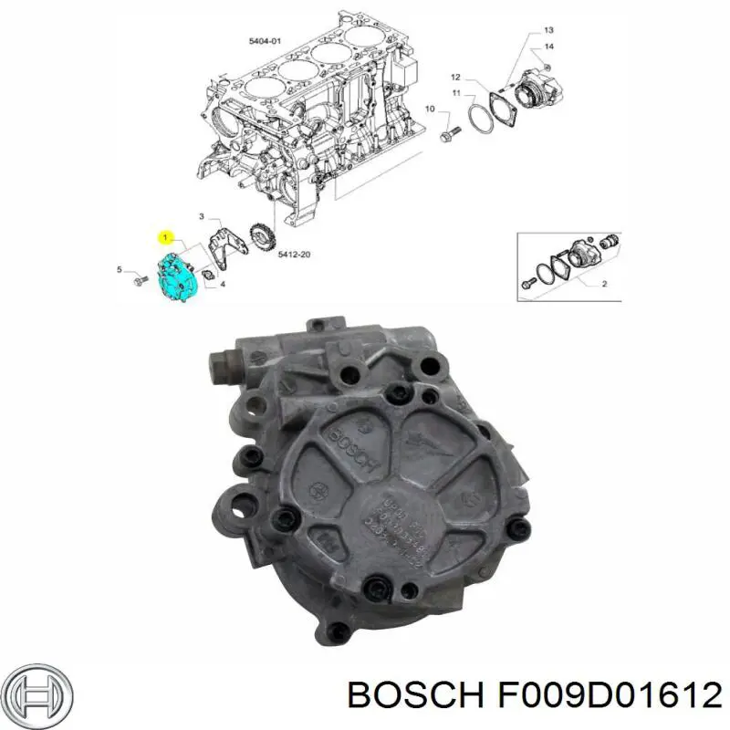 Comprar F009D01612 Bosch Bomba De Aceite