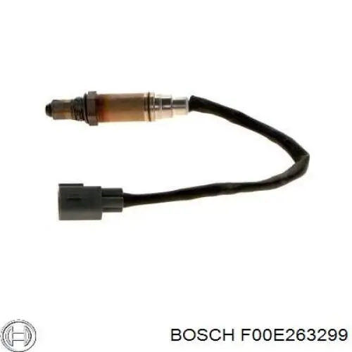 F00E263299 Bosch sonda lambda sensor de oxigeno post catalizador