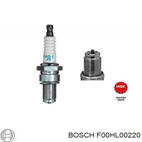 F00HL00220 Bosch sonda lambda sensor de oxigeno para catalizador