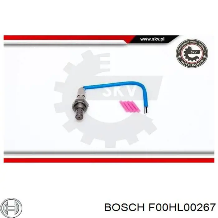 F00HL00267 Bosch sonda lambda, sensor de oxígeno antes del catalizador izquierdo
