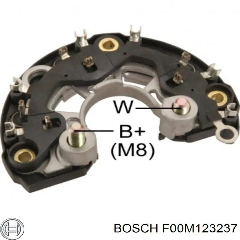 Puente rectificador del alternador Bosch F00M123237 precio, desde 30,67 EUR