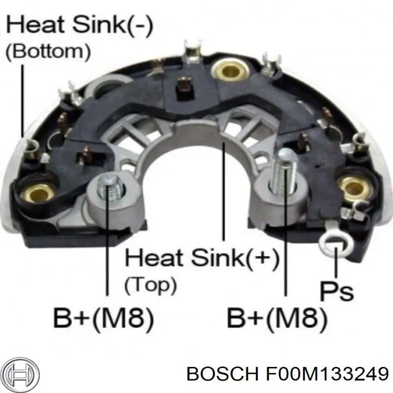 F00M133330 Bosch puente de diodos, alternador