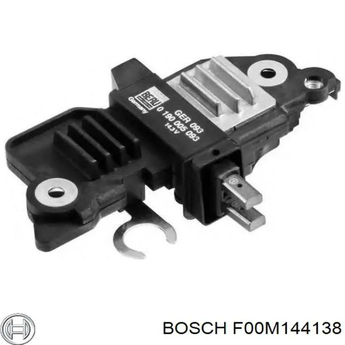 F00M144138 Bosch regulador de rele del generador (rele de carga)