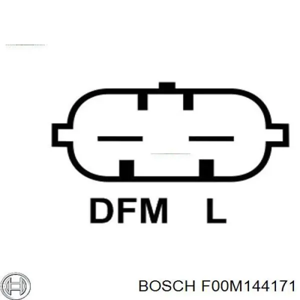 F00M144171 Bosch Regulador alternador