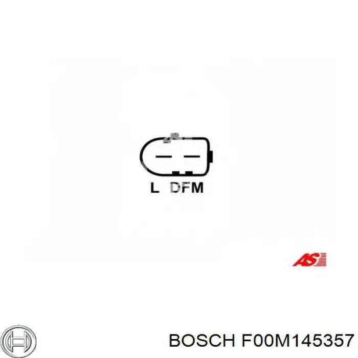 F00M145357 Bosch regulador del alternador
