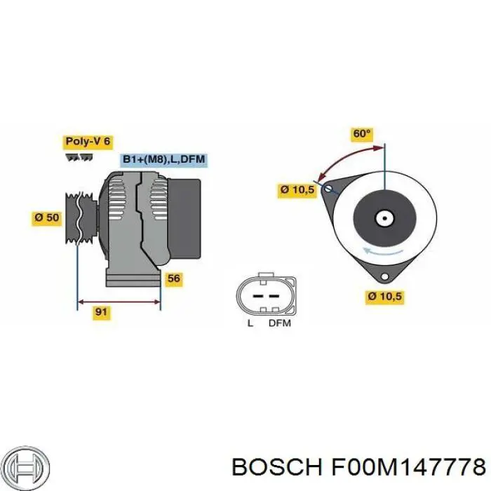 Cojinete alternador Mercedes A0009805215