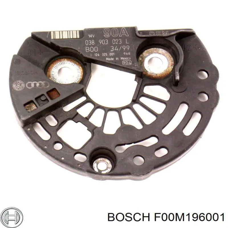 Tapa trasera del alternador Bosch F00M196001