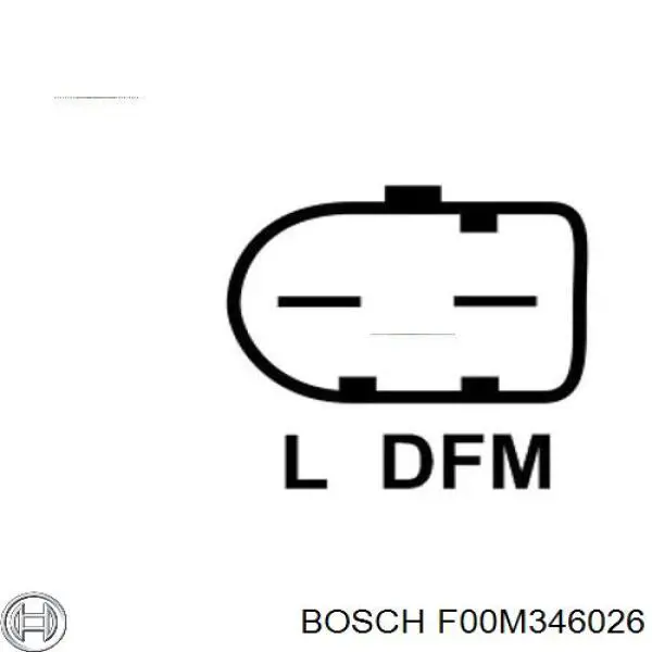 F00M346026 Bosch regulador