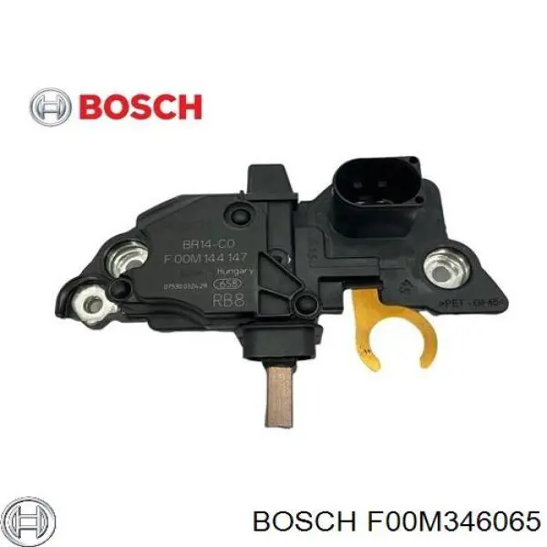 F00M346065 Bosch regulador del alternador