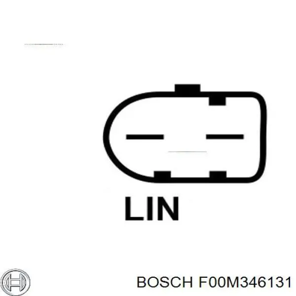 F00M346131 Bosch Regulador alternador