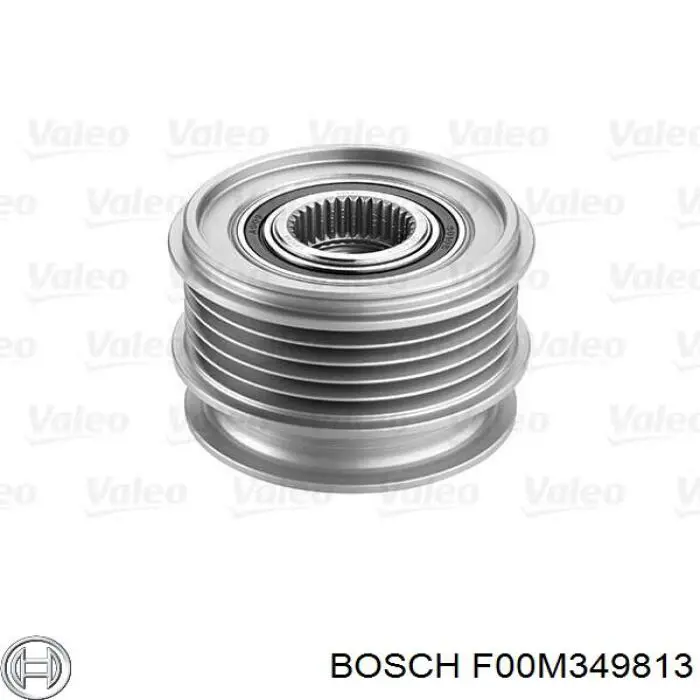 Polea de alternador Bosch F00M349813