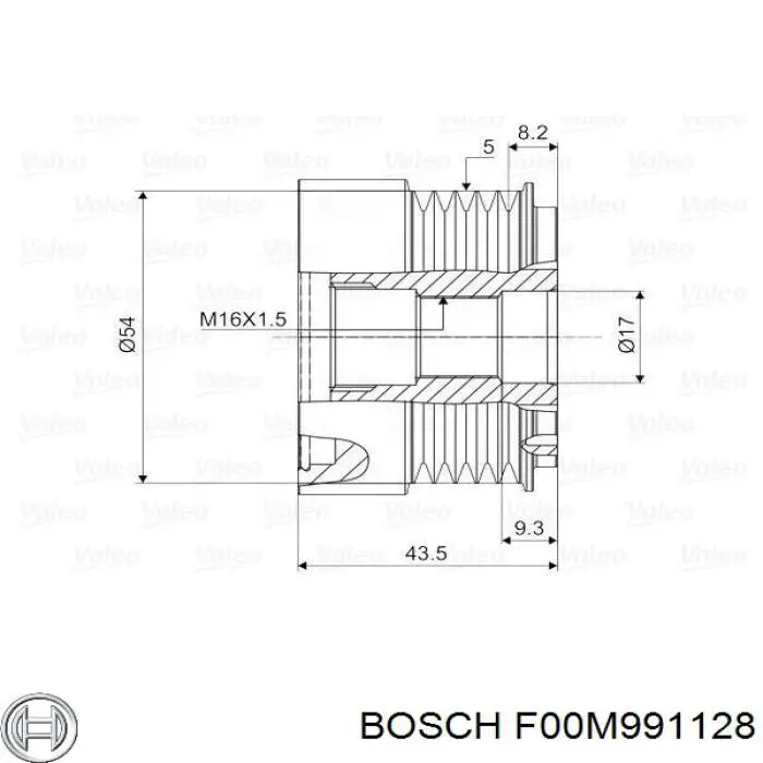 Poleas juego de piezas Opel Astra 51, 52, F35, M35