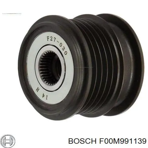 F00M991139 Bosch polea del alternador