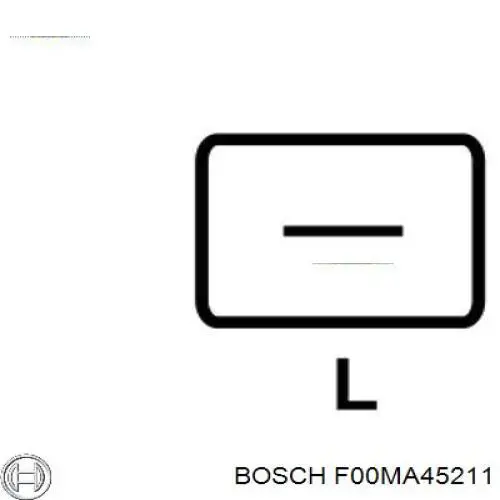 F00MA45211 Bosch regulador del alternador