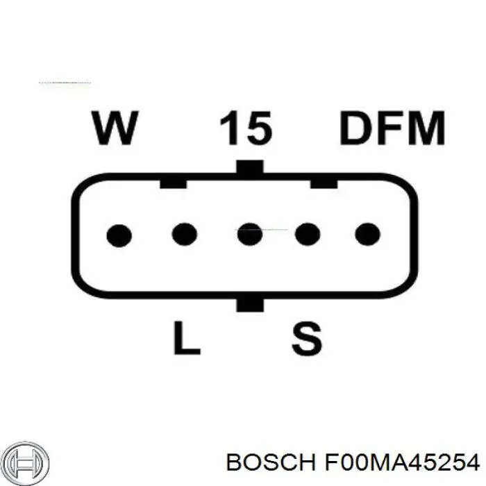 Comprar F00MA45254 Bosch Regulador del alternador