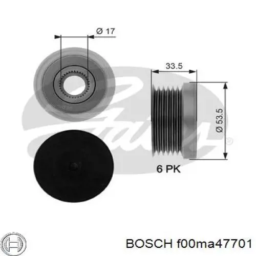 Poleas juego de piezas BOSCH F00MA47701