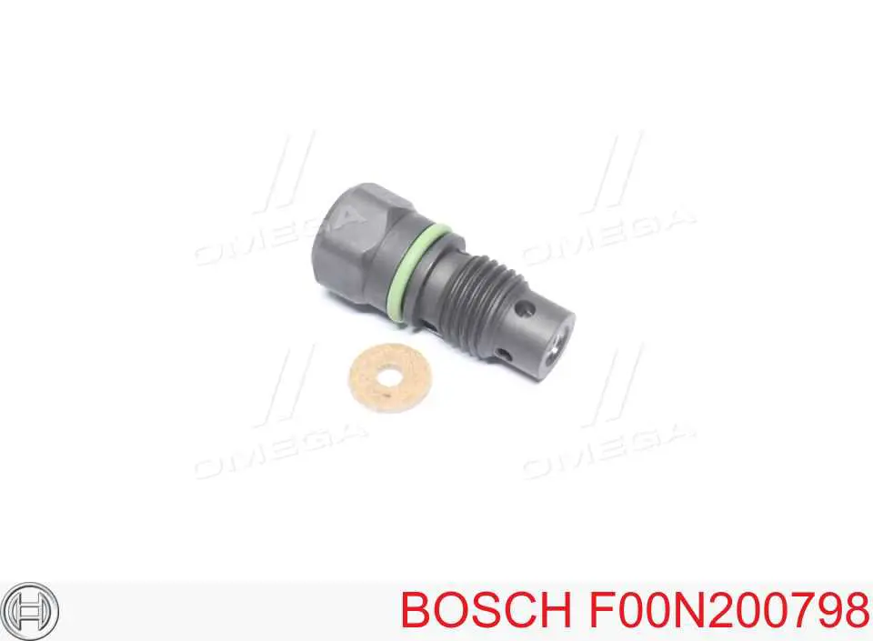 F00N200798 Bosch válvula de retención de combustible