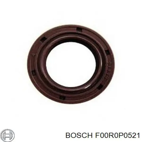 F00R0P0521 Bosch Retén de la bomba de inyección