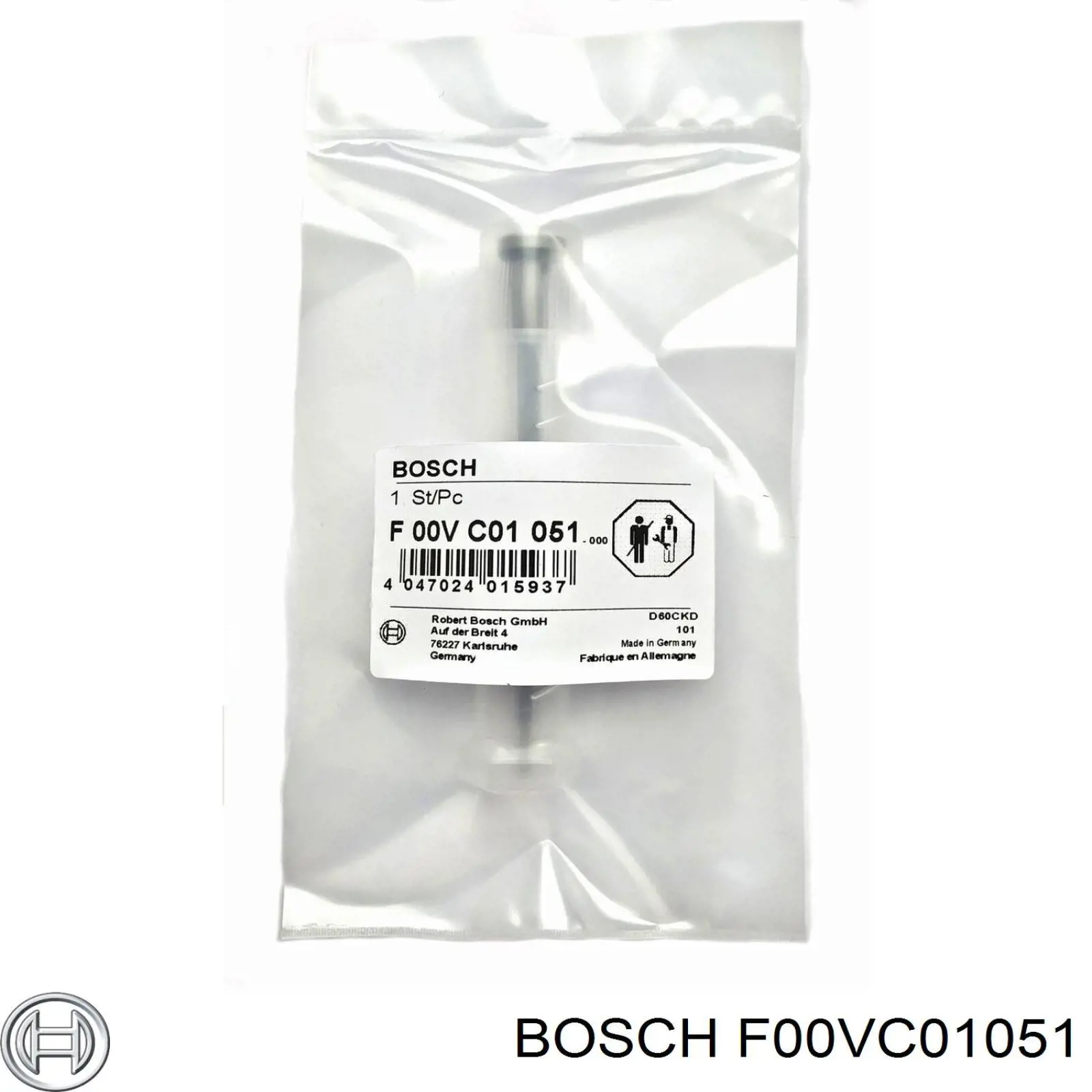 Válvula de inyector Bosch F00VC01051 precio, desde 70,91 EUR