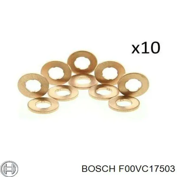F00VC17503 Bosch junta de inyectores