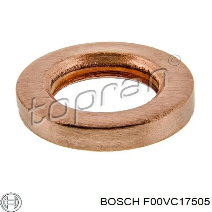 F00VC17505 Bosch junta de inyectores