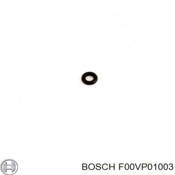 Anillo de sellado del conector de retorno del inyector F00VP01003 Bosch