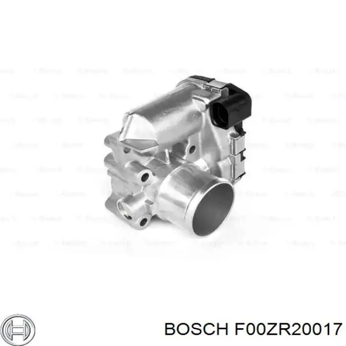 F00ZR20017 Bosch conector, tubería de inyector, retorno