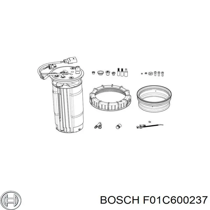 F01C600237 Bosch Calentador de combustible
