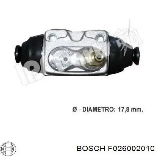 F026002010 Bosch cilindro de freno de rueda trasero