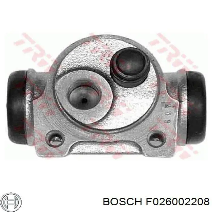 Cilindro de freno de rueda trasero BOSCH F026002208