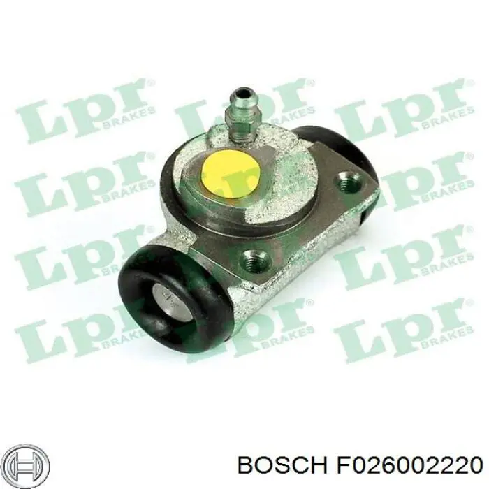 F026002220 Bosch cilindro de freno de rueda trasero