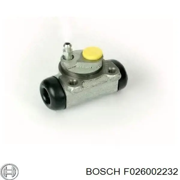 Cilindro de freno de rueda trasero BOSCH F026002232