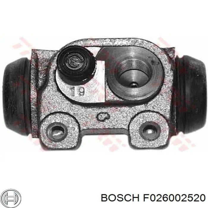 F026002520 Bosch cilindro de freno de rueda trasero