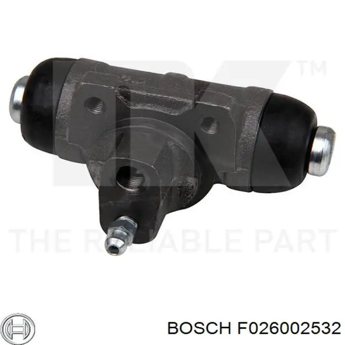 F026002532 Bosch cilindro de freno de rueda trasero