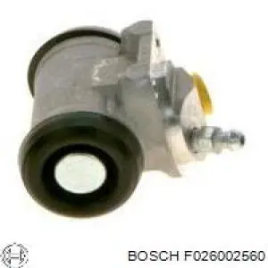 F 026 002 560 Bosch cilindro de freno de rueda trasero