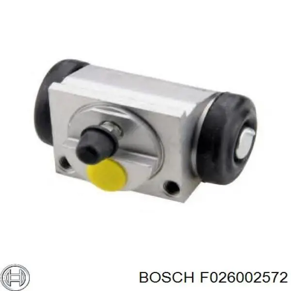 Cilindro de freno de rueda trasera F026002572 Bosch