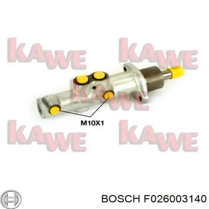 F026003140 Bosch bomba de freno