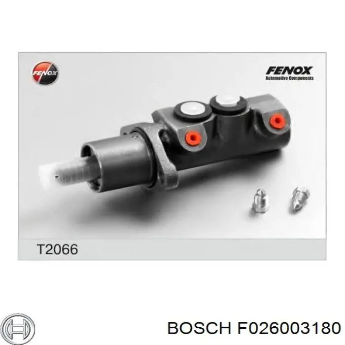 F026003180 Bosch Cilindro principal de frenos