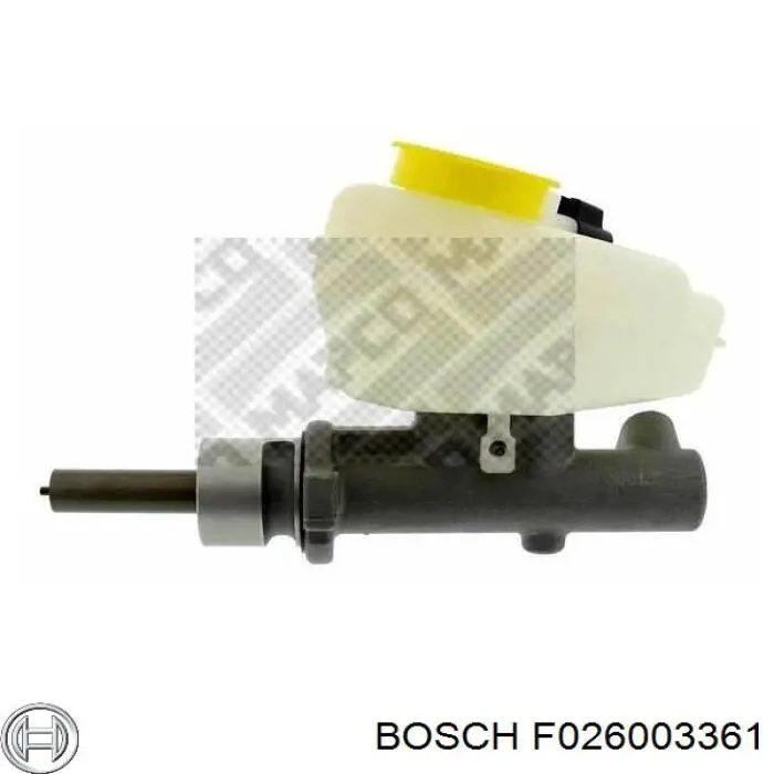 F026003361 Bosch cilindro principal de freno