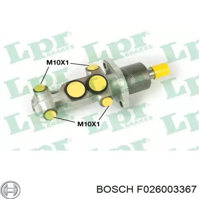 Cilindro maestro de frenos Bosch F026003367 precio, desde 65,90 EUR