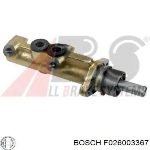 Cilindro principal de freno Bosch F026003367