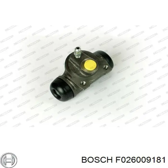 Bombín de freno de rueda trasero Bosch F026009181
