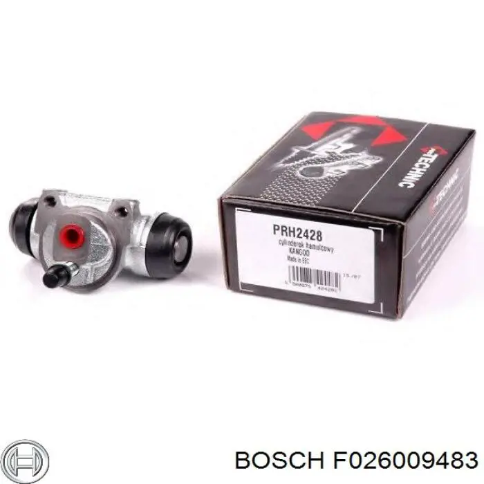 F026009483 Bosch Cilindro de freno de rueda trasera