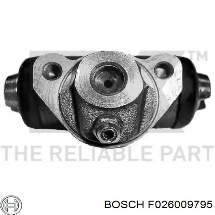 Bombín de freno de rueda trasero Bosch F026009795