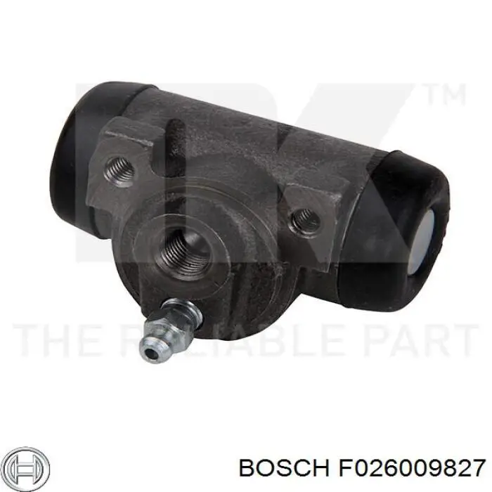 F026009827 Bosch cilindro de freno de rueda trasero