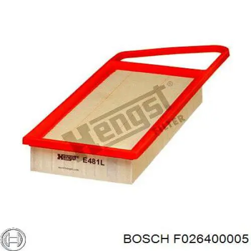 F026400005 Bosch filtro de aire
